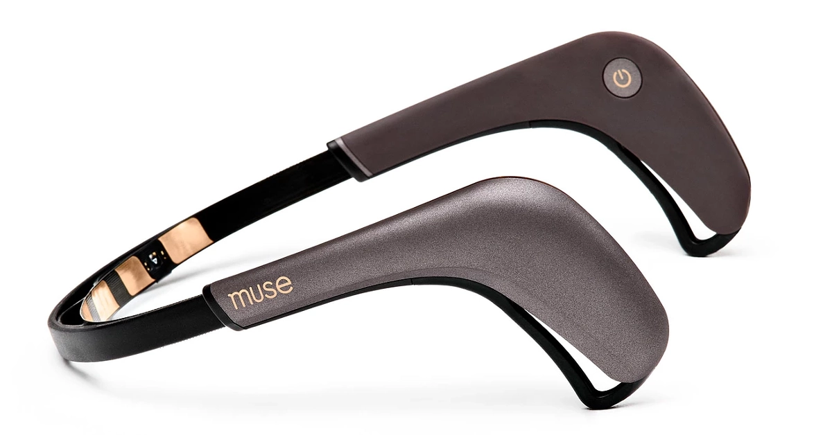 Muse meditation headband, brain-sensing technology device